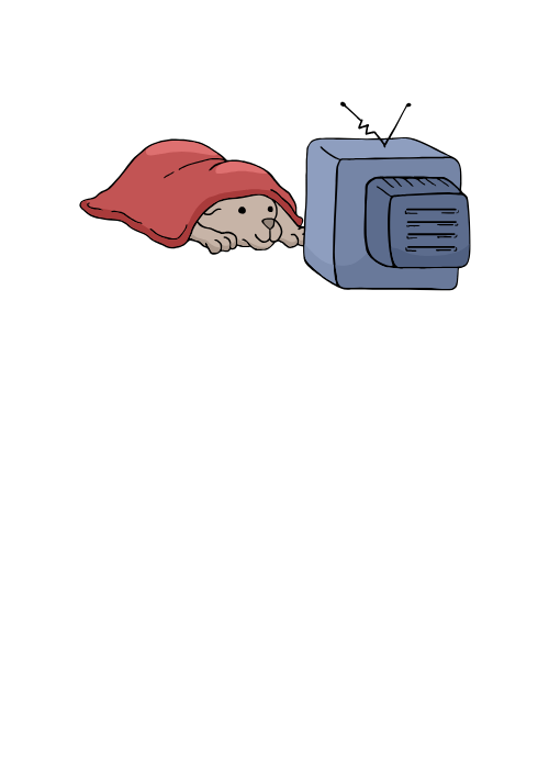 26. Los perros ven televisión