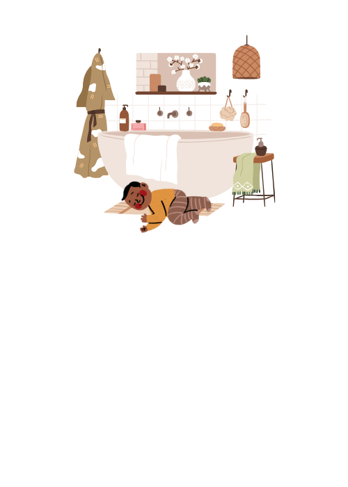 33.Dormir en el baño