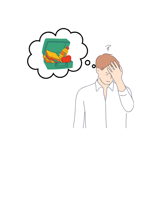 44. Olvidé mi lunch