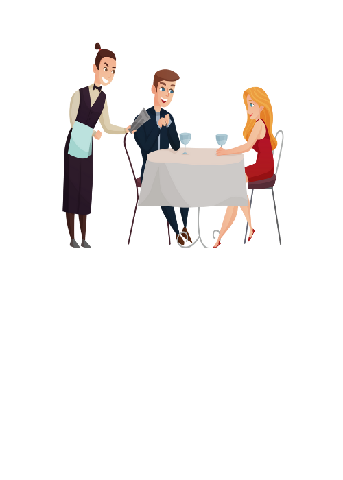 35. En el restaurante